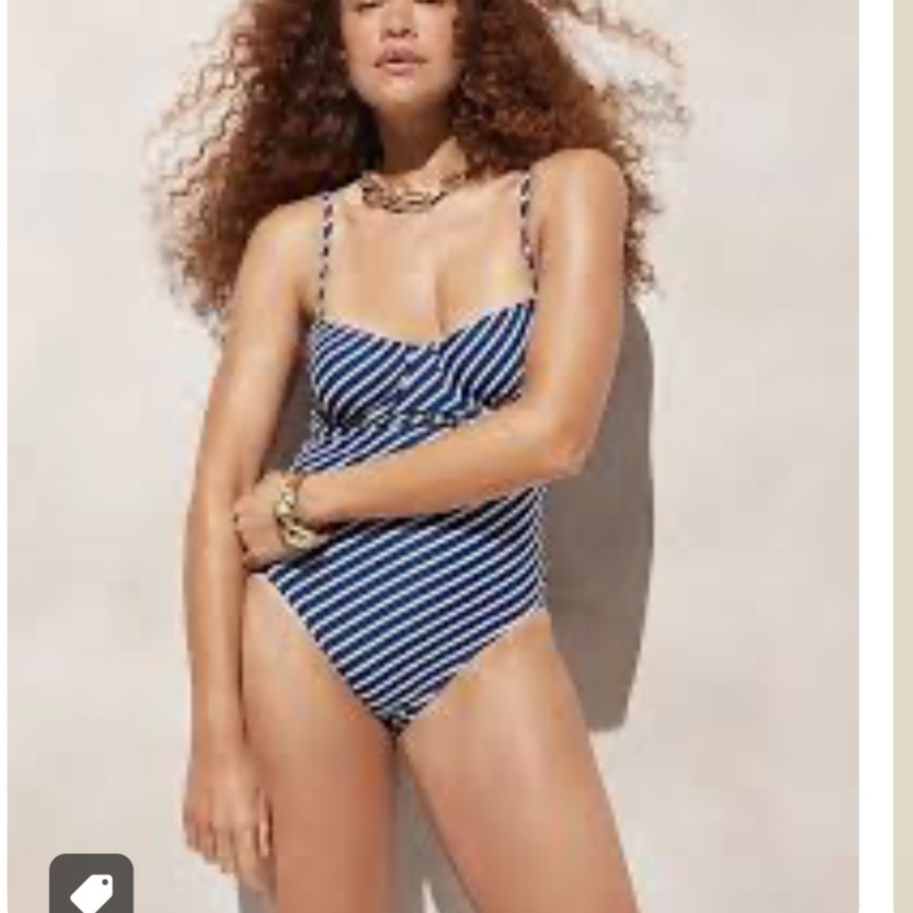 - JCrew Balconette Underwire One Piece Swimsuit